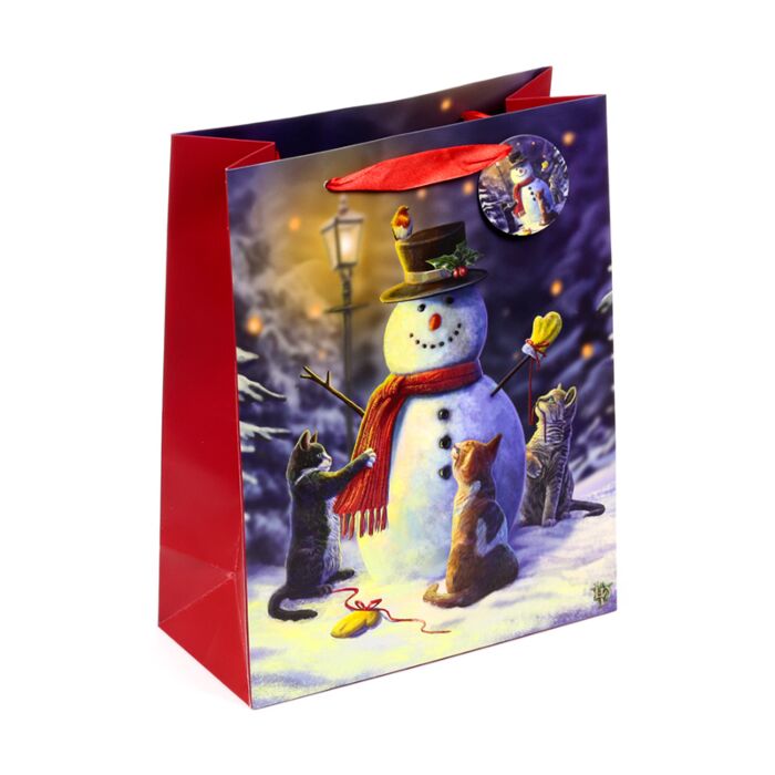 Lisa Parker Kleine Helfer Weihnachten Katzen Geschenktüte (L)