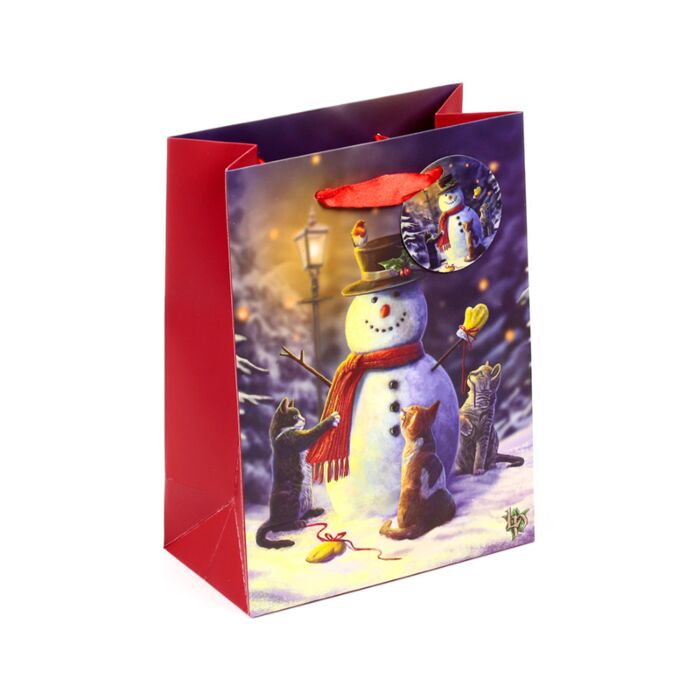 Lisa Parker Kleine Helfer Weihnachten Katzen Geschenktüte (M)