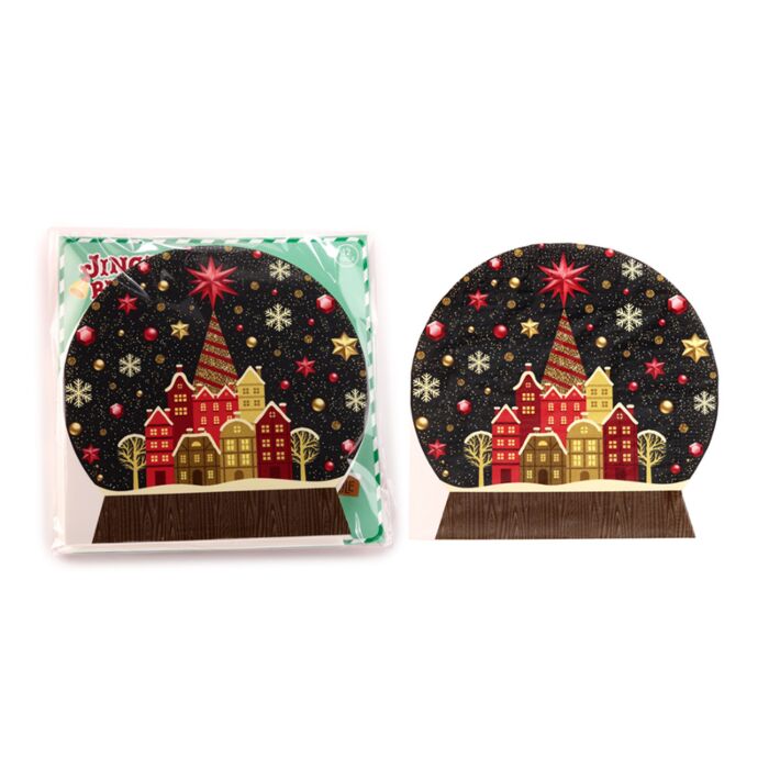 Weihnachtsschneekugel Pack mit 12 3-lagigen Papierservietten