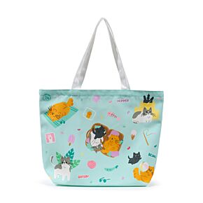 Beans & Co Katzen Strandtasche