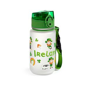 Luck of the Irish Leprechaun Kinder Pop-Top Wasserflasche 350ml 