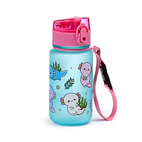 Adoramals Axolotl Pop Top 350ml Bruchsichere Trinkflasche