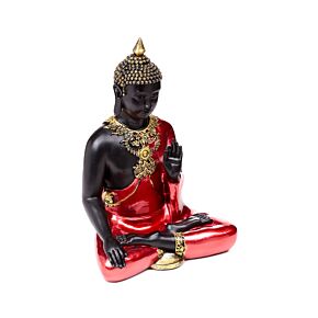 Thai-Buddha Meditation Schwarz-Rot-Gold 