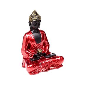 Thai-Buddha Besinnung Schwarz-Rot-Gold