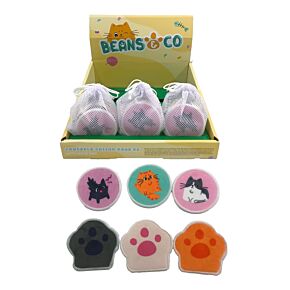 Beans & Co Katzen Wiederverwendbare Reinungsschwämme 6er-Set
