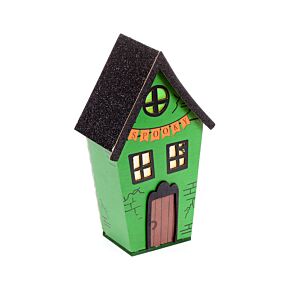 Spooky Spukhaus Halloween Grün LED-Dekoration