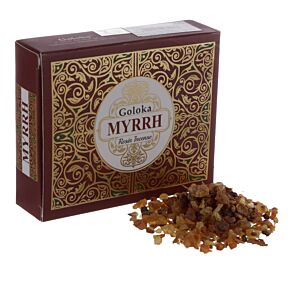 Goloka Räucherstäbchen Harz Myrrhe 30g