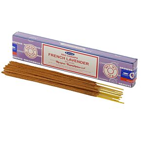 01353 Satya Französischer Lavendel Nag Champa Räucherstäbchen