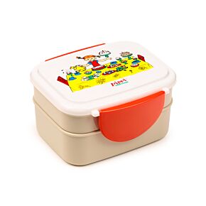 Pippi Longstocking Pippi Langstrumpf Stapelbare Bentobox mit Besteck & Clipverschluss