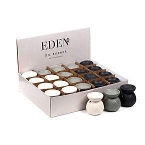 Eden Duftlampe gesprenkelt mit Spiralprägung klein