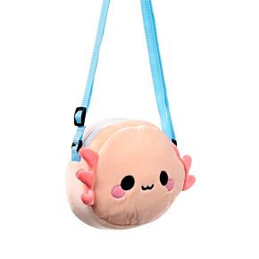 Maddie der Axolotl Adoramals Plüsch Kreuz Schultertasche 