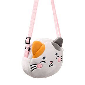 Lola die Katze Adoramals Plüsch Kreuz Schultertasche