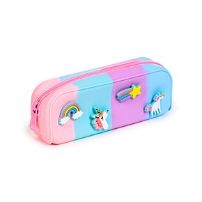 Unicorn Magic Einhorn mit Schmuck Federmäppchen aus Silikon