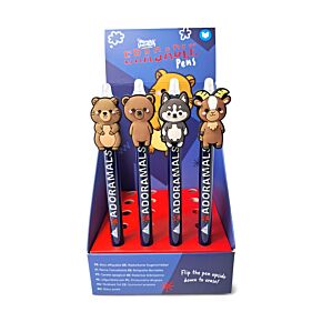 Inkredible Adoramals Mountain Animal Radierbarer Kugelschreiber mit Bergtier-PVC-Topper