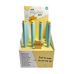 Beans & Co Cats Katzen Twist Pop Pet Stift