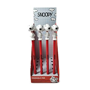 Inkredible Peanuts Snoopy Radierbarer Kugelschreiber mit Snoopy-Topper