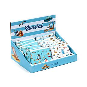 Coastal Strandküste PVC Geldbörse