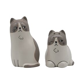 Beans & Co Cats Katzen Keramik Salz- & Pfefferstreuer Set