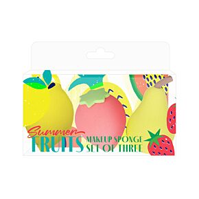 Summer Fruits Sommerfrüchte Make-Up-Schwämme 3 Stück im Set