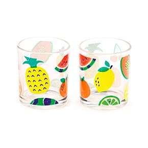 Summer Fruits Sommer Obst Trinkgläser 2er-Set 250ml