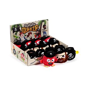 Queasy Squeezies Jolly Rogers Piraten Plüsch Quetschfiguren Spielzeug