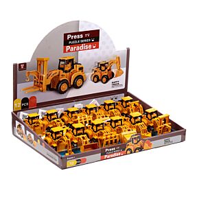 Press & Go Bauwagen Action-Spielzeug