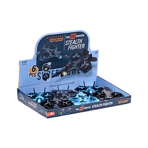 Stealth Flugzeug Action-Spielzeug mit Reibungsantrieb