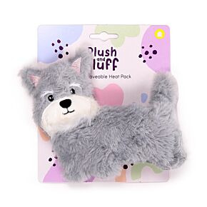 Schnauzer Hund Plüsch Wärmekissen für die Mikrowelle mit Lavendel