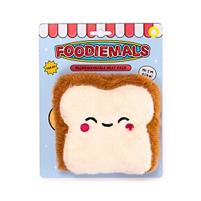 Toast Foodiemals Plüsch Wärmekissen für die Mikrowelle mit Lavendel