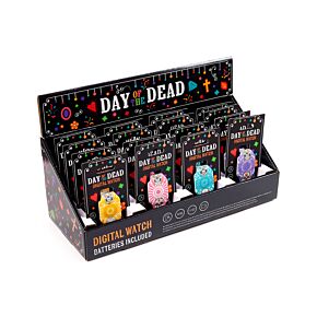 Day of the Dead Tag der Toten Silikon-Digitaluhr
