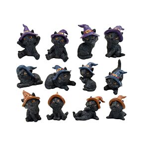Witches Black Cat Hexen Schwarze Katze  Sammlerfiguren