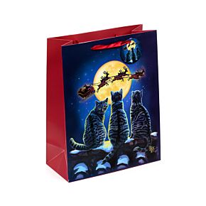 Lisa Parker Weihnachten Katzen Geschenktüte (L)
