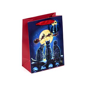 Lisa Parker Weihnachten Katzen Geschenktüte (M)