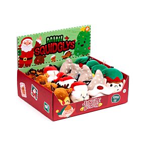 Squidglys Festive Friends Weihnachten Plüschschlüsselanhänger