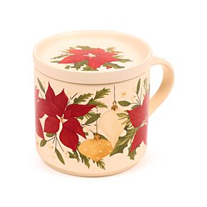Weihnachten Botanicals Pflanzen Porzellantasse mit Untertasse