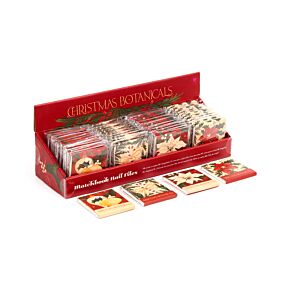 Weihnachten Botanicals Pflanzen Streichholzbriefchen Nagelfeile