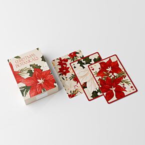 Weihnachten Botanicals Pflanzen Standard Spielkarten