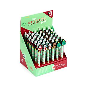 Inkredible Jingle Bunch Weihnachten Radierbarer Kugelschreiber mit Topper