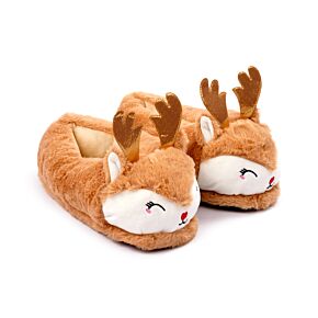 Jingle Bunch Weihnachten Rentier-Hausschuhe (Unisex Einheitsgröße)