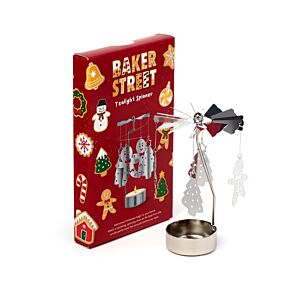 Weihnachten Baker Street Lebkuchenmann Teelichtkarussell