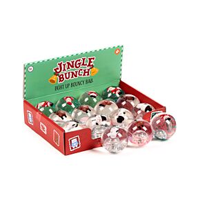 Jingle Bunch Weihnachten Hochspringender LED Blinkender Springball
