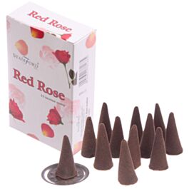 Stamford Räucherkegel - Rote Rose 37168 (pro Verpackung)