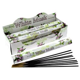 Stamford Premium Zauber Räucherstäbchen - Weißer Moschus 37109 (pro Verpackung)
