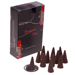 Stamford Black Räucherkegel - Drachenfeuer 37180 (pro Verpackung)