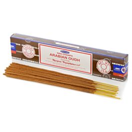 01343 Satya Arabischer Oudh Nag Champa Räucherstäbchen (pro Verpackung)