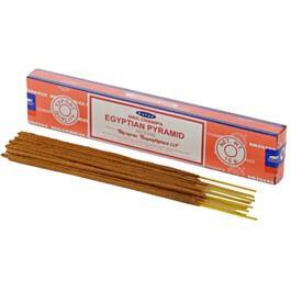 01351 Satya Ägyptische Pyramide Nag Champa Räucherstäbchen (pro Verpackung)