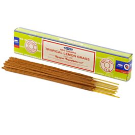 01366 Satya Tropisches Zitronengras Nag Champa Räucherstäbchen (pro Verpackung)