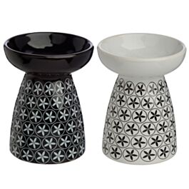 Blumenmuster Duftlampe für Öl und Wachs