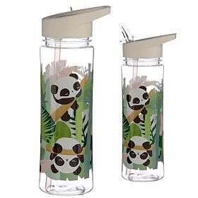 Pandarama Panda Kinder-Wasserflasche mit Strohhalm 550ml