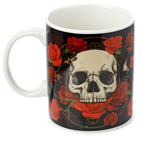 Skulls & Roses Totenkopf & Rosen Porzellanbecher Skulls & Roses Totenkopf & Rosen Porzellanbecher